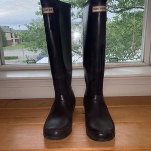 Purple Matte hunter boots